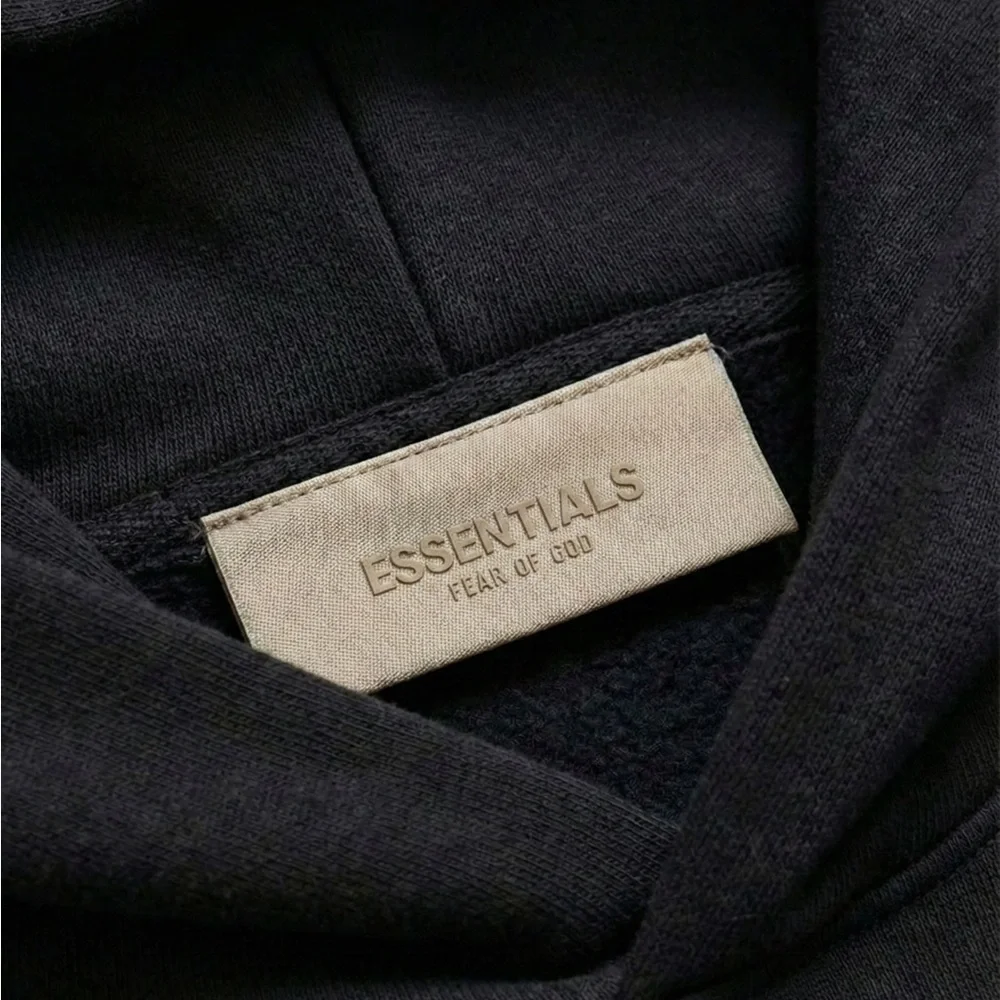 Fear of God Essentials Black Hoodie - Picture 3 of 5
